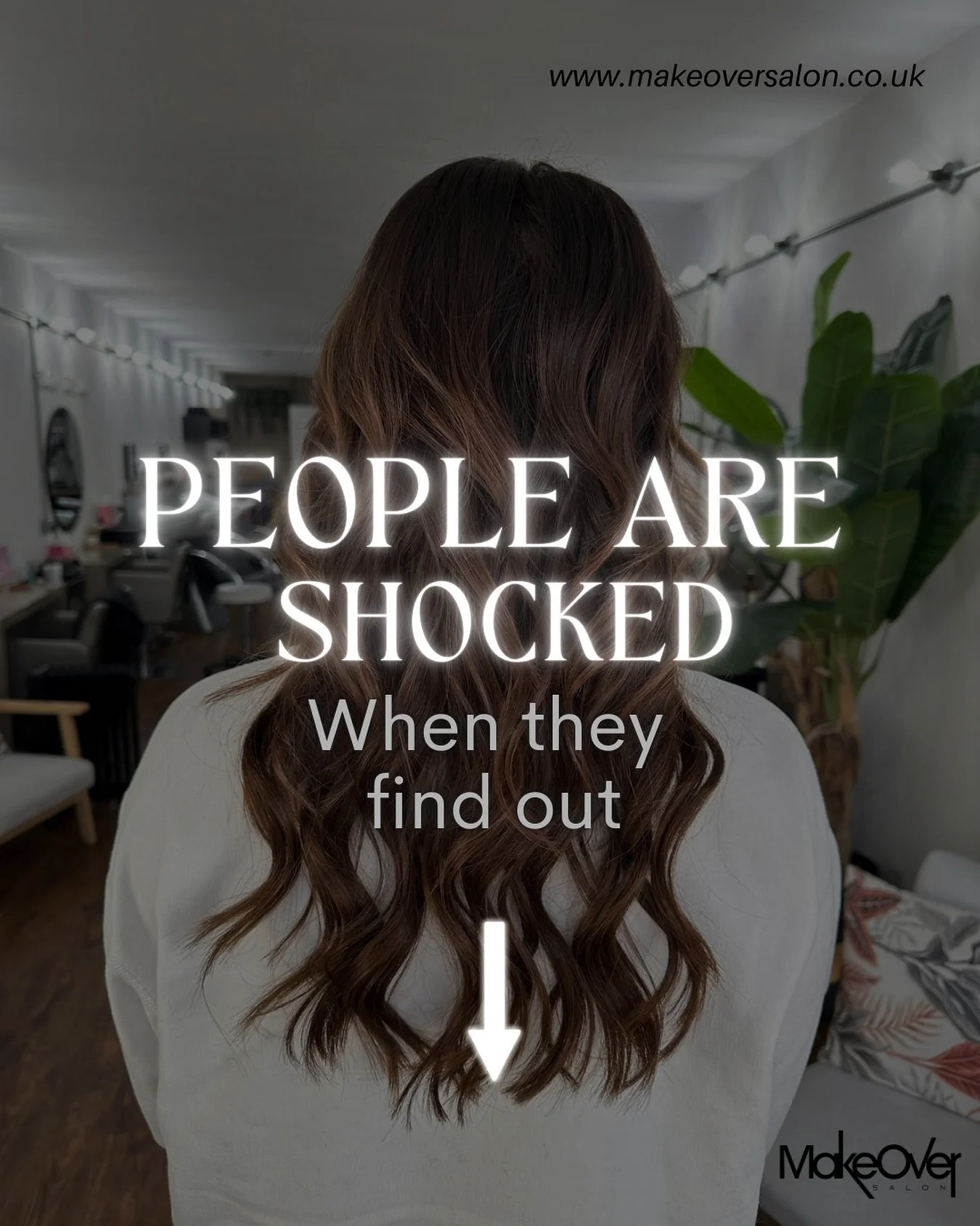 People can&rsquo;t believe our clients are wearing extensions they look that natural.

That&rsquo;s because at Makeover Salon we don&rsquo;t just &ldquo;add hair&rdquo; we create bespoke, discreet hair extension services designed to blend seamlessly 