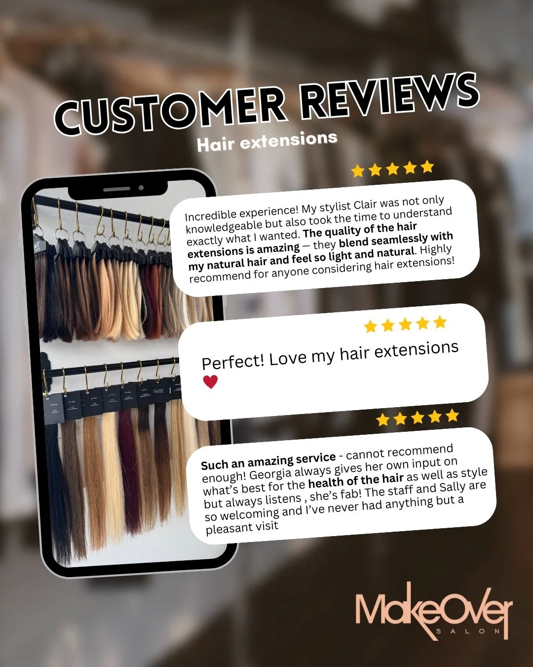 Don&rsquo;t just take our word for it 👆🏼

Our clients come to us for hair&hellip;
But they leave with confidence, ease, and a version of themselves that feels refreshed and looked after.

That&rsquo;s what our signature services are designed to do.