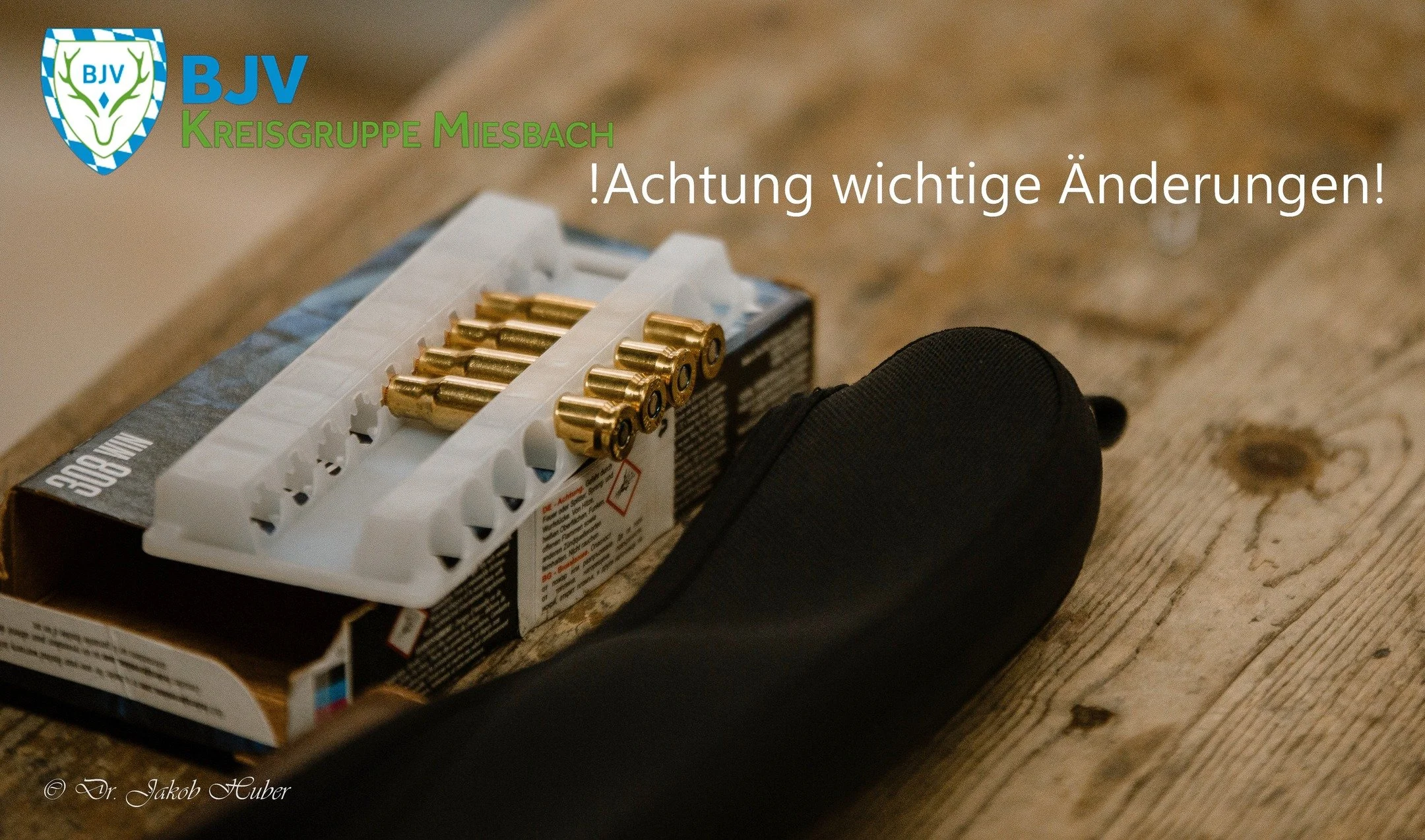 Achtung! Wichtig! Änderungen am Schießstand in Miesbach (Senator-Voigt-Anlage)
Es haben sich verschiedene Änderungen am Schießstand in Miesbach für uns alle ergeben.
Wir bitten diese zur Kenntnis zu nehmen – vielen D