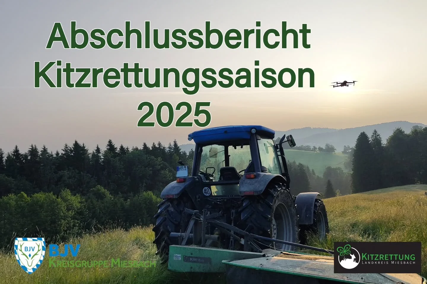 🌿🦌 Das war Sie, die Kitzrettungssaison 2025!! 🦌🌿
Auf unserer Homepage findet ihr einen spannenden Bericht mit vielen Bildern unserer Rekordsaison 2025 im Landkreis Miesbach!
Noch nie wurden fast 1000 Hektar abgeflogen, an 24 Einsatztagen, an 19