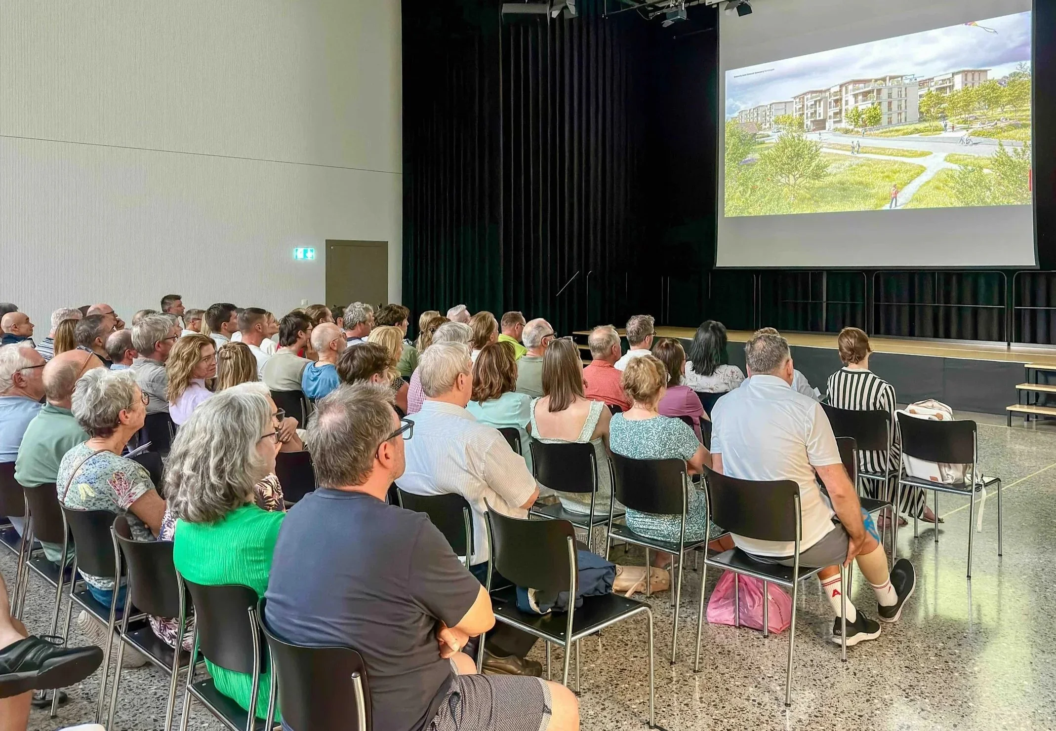 Informationsveranstaltung, Ausstellung und Mitwirkung zur Bebauung «Eichmatt Nord» in Hünenberg