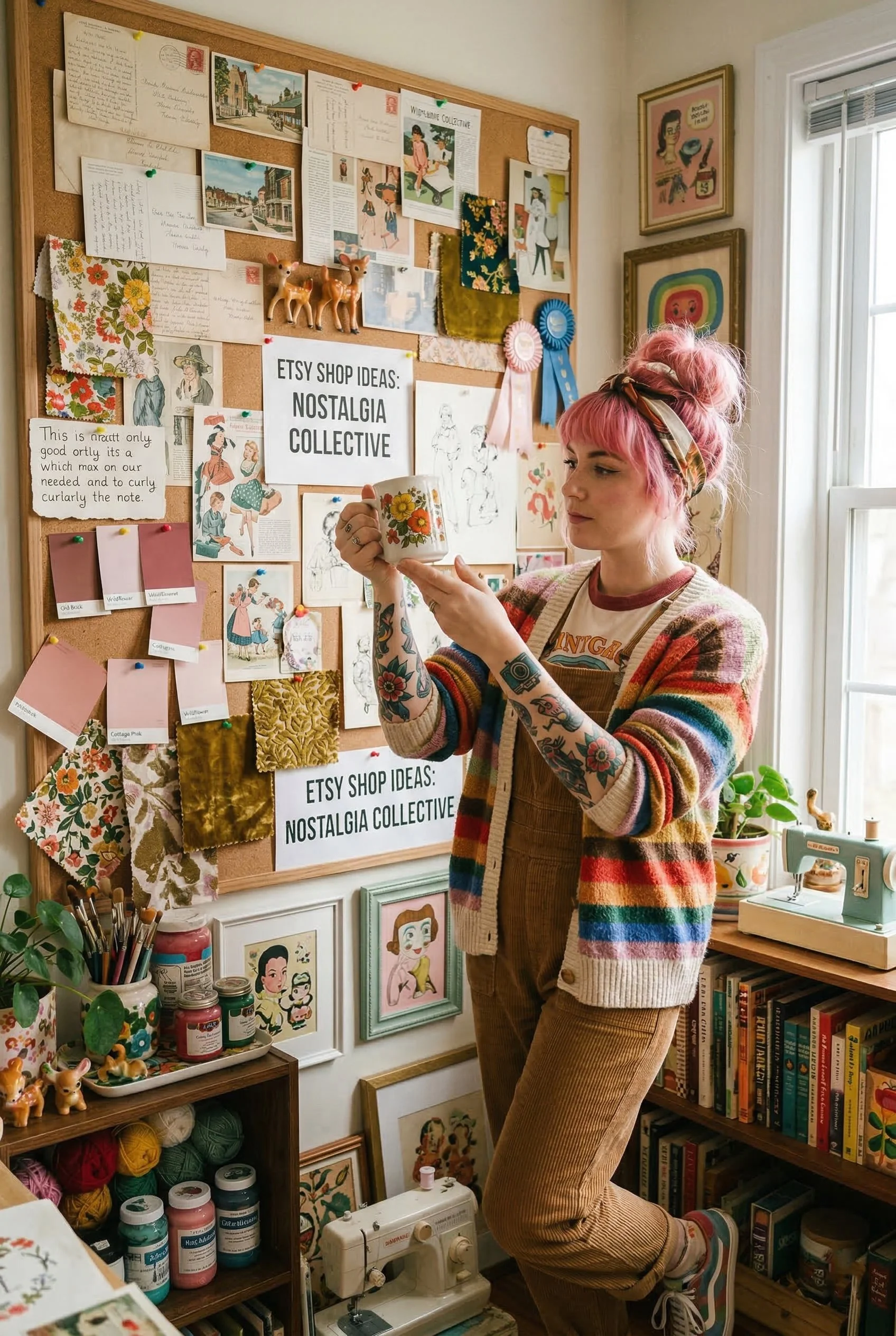 Creating an Etsy vision board