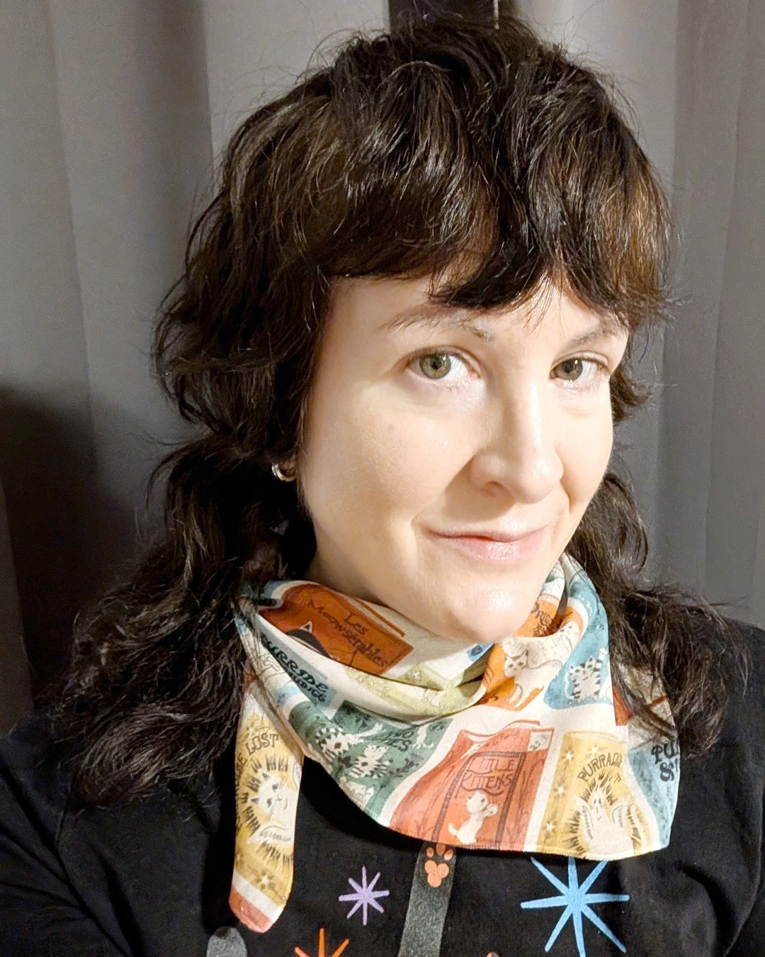 I couldn't resist creating a Meowsterpieces of Kiterature scarf (fun fact: Little Edie Beale from Gray Gardens is to blame for my scarf addiction) and I ordered one from Threadless! Want one? Just go to my bio > more links > Threadless to snag 