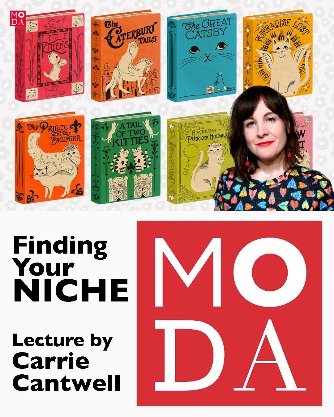 I'm so honored to be part of MODA's Passion to Practice series! I'm giving an in-person lecture on Finding Your Niche at the Museum of Design Atlanta. I'll be sharing my own story of figuring out my artistic identity &mdash; and we'll work through th