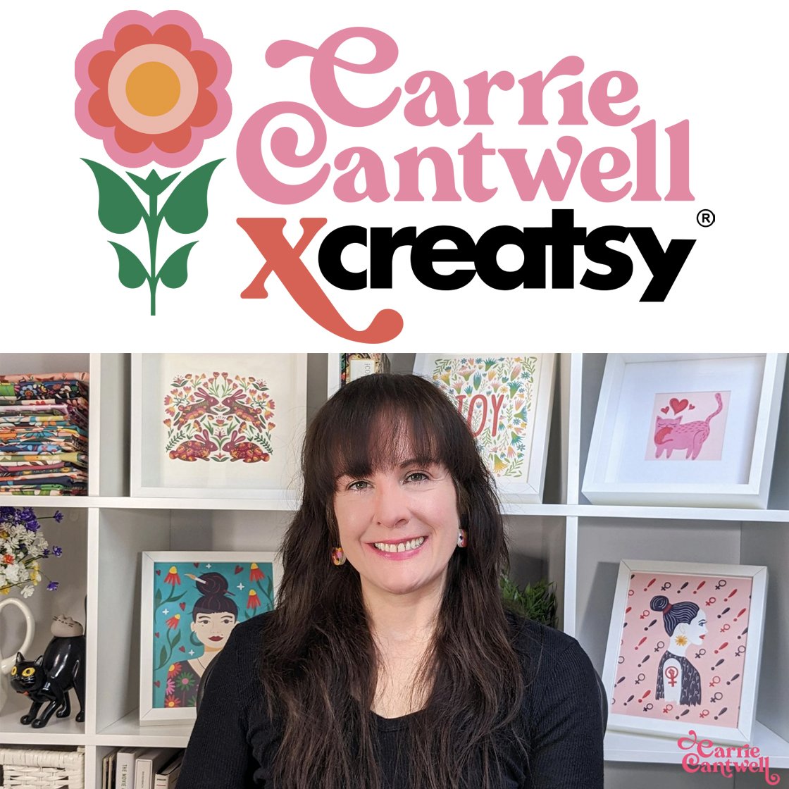 Segredos de sucesso de Spoonflower: padrões de impressão sob demanda, Carrie Cantwell