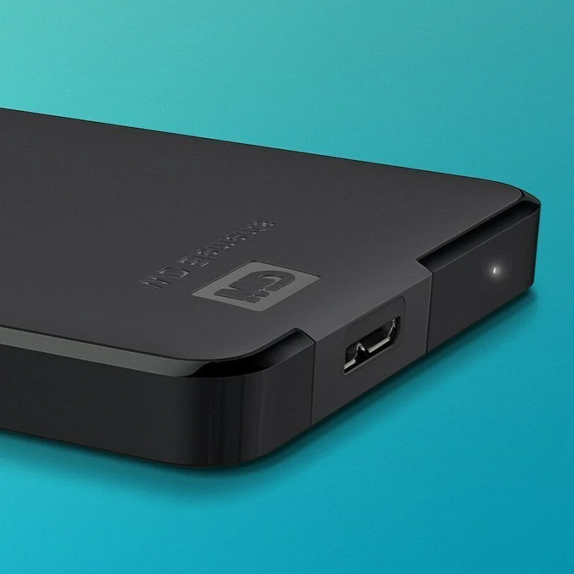Western Digital portable external hard drive