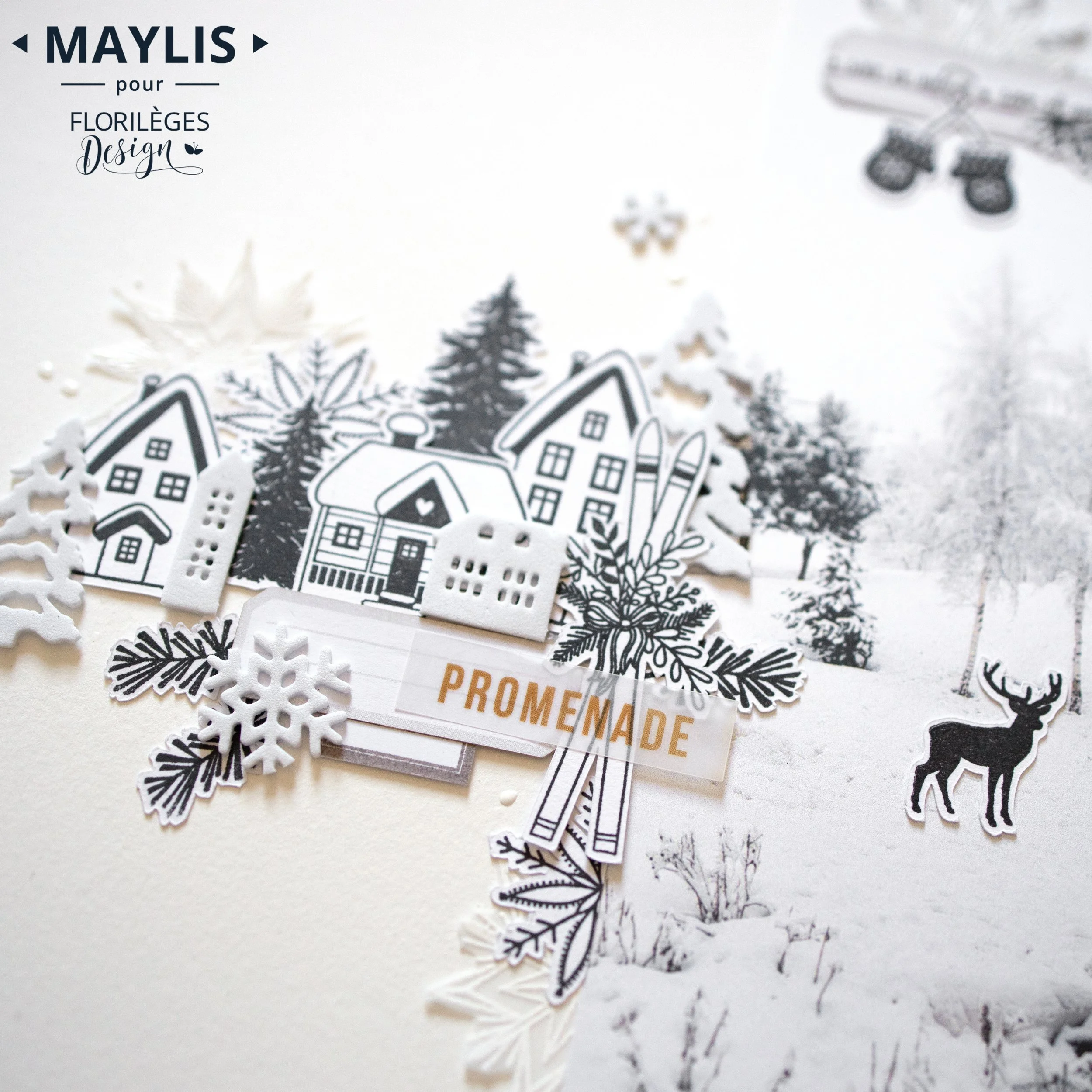 PAGE “MAGIE BLANCHE”- MAYLIS — Florilèges Design