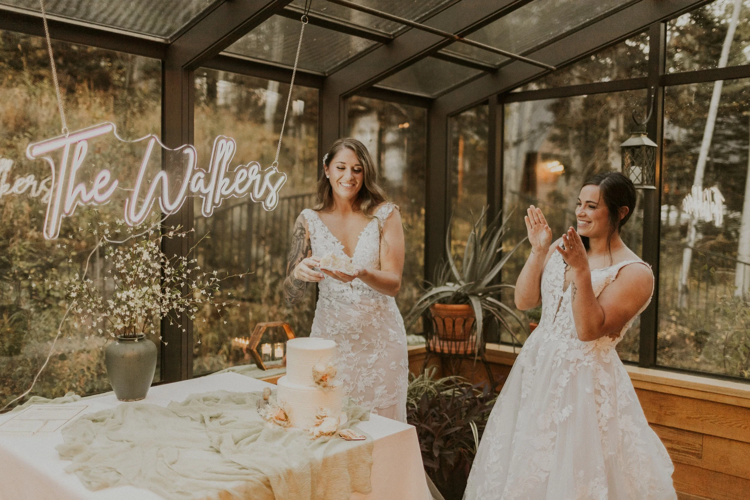 couple eloping in Telluride airbnb
