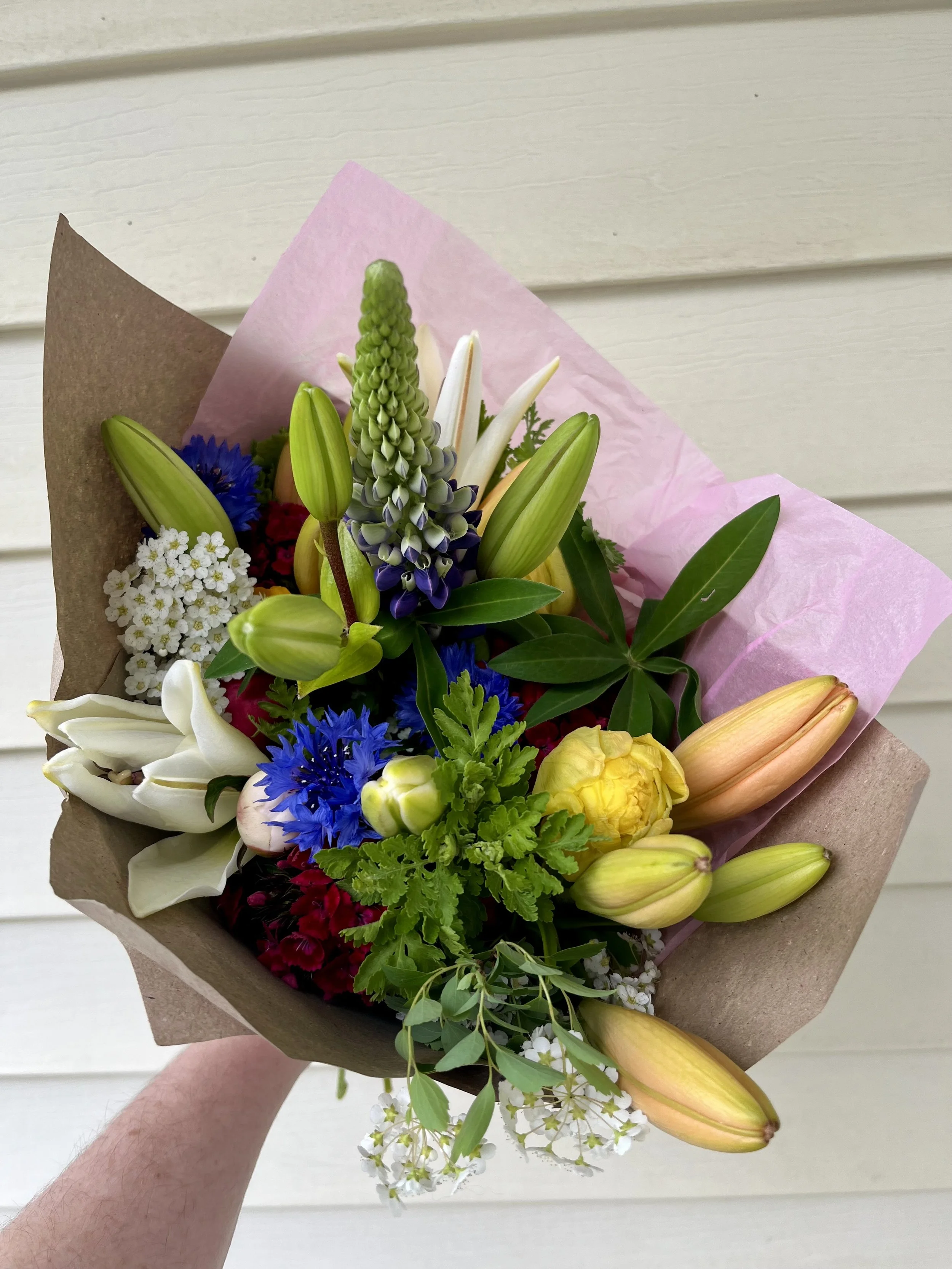 Seasonal Wrapped Bouquet