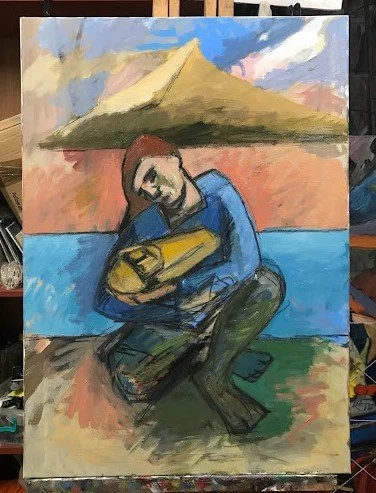 Madonna del Mar, oil on canvas, 65x40cm, 2022.jpg