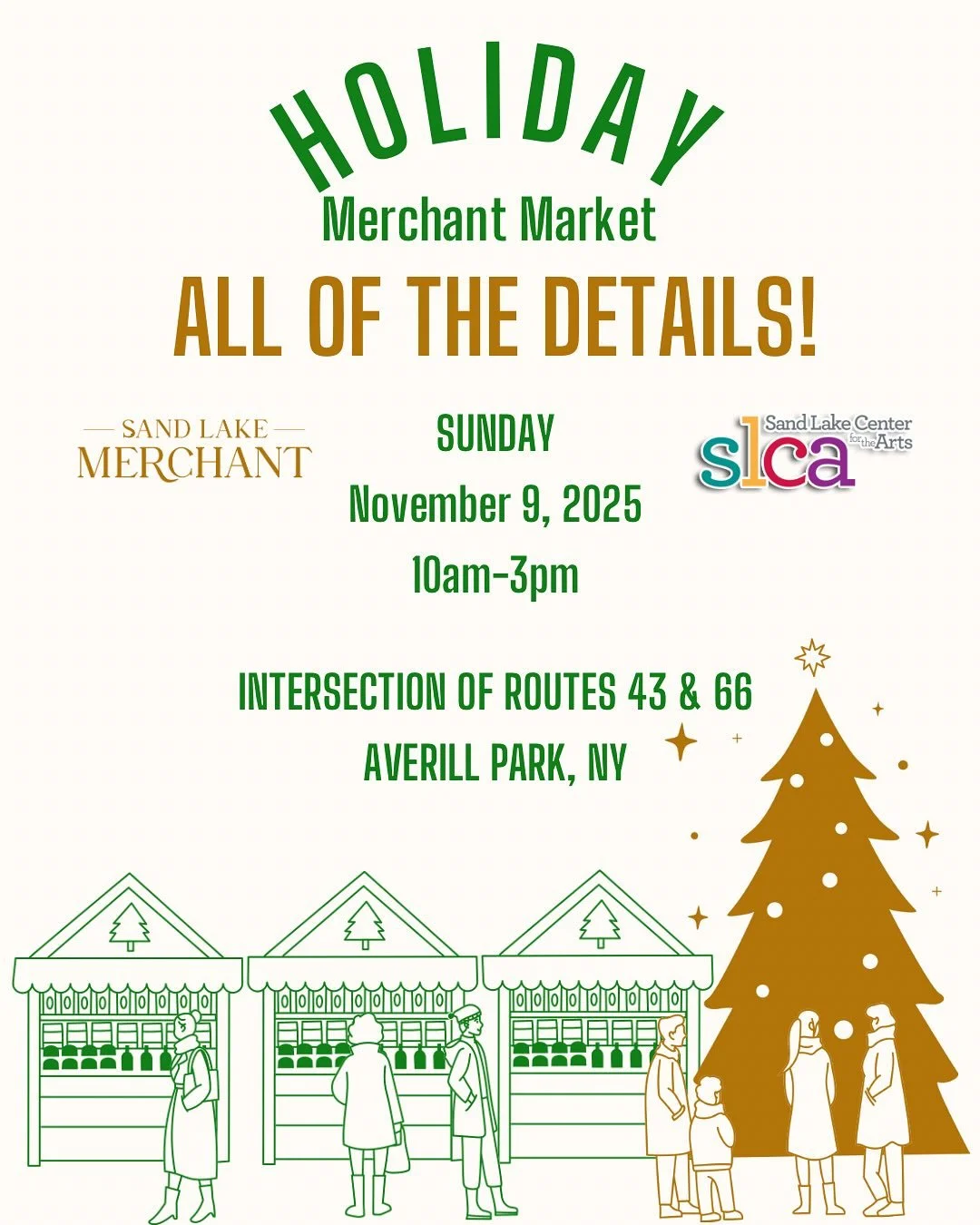 ✨Tomorrow is the day! ✨We hope to see you for our 3rd Annual Holiday Merchant Market from 10am-3pm! 🎄

Come out to support our incredible community of talented vendors and kick off your holiday season. This event is a free event for the whole family