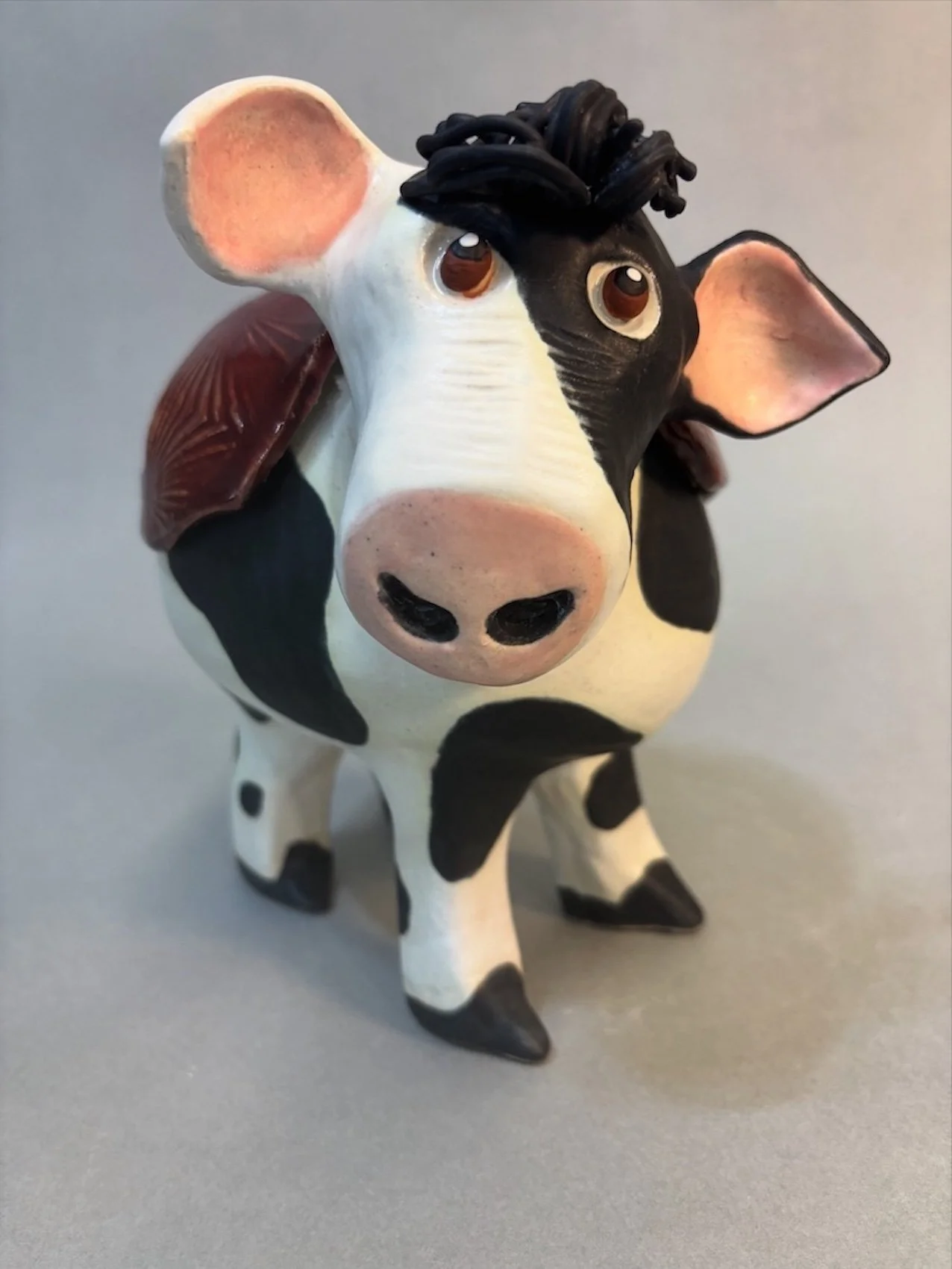 Cow  Slab construction 8" H  7" W