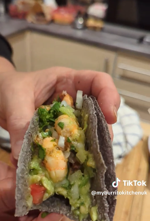 prawn tacos