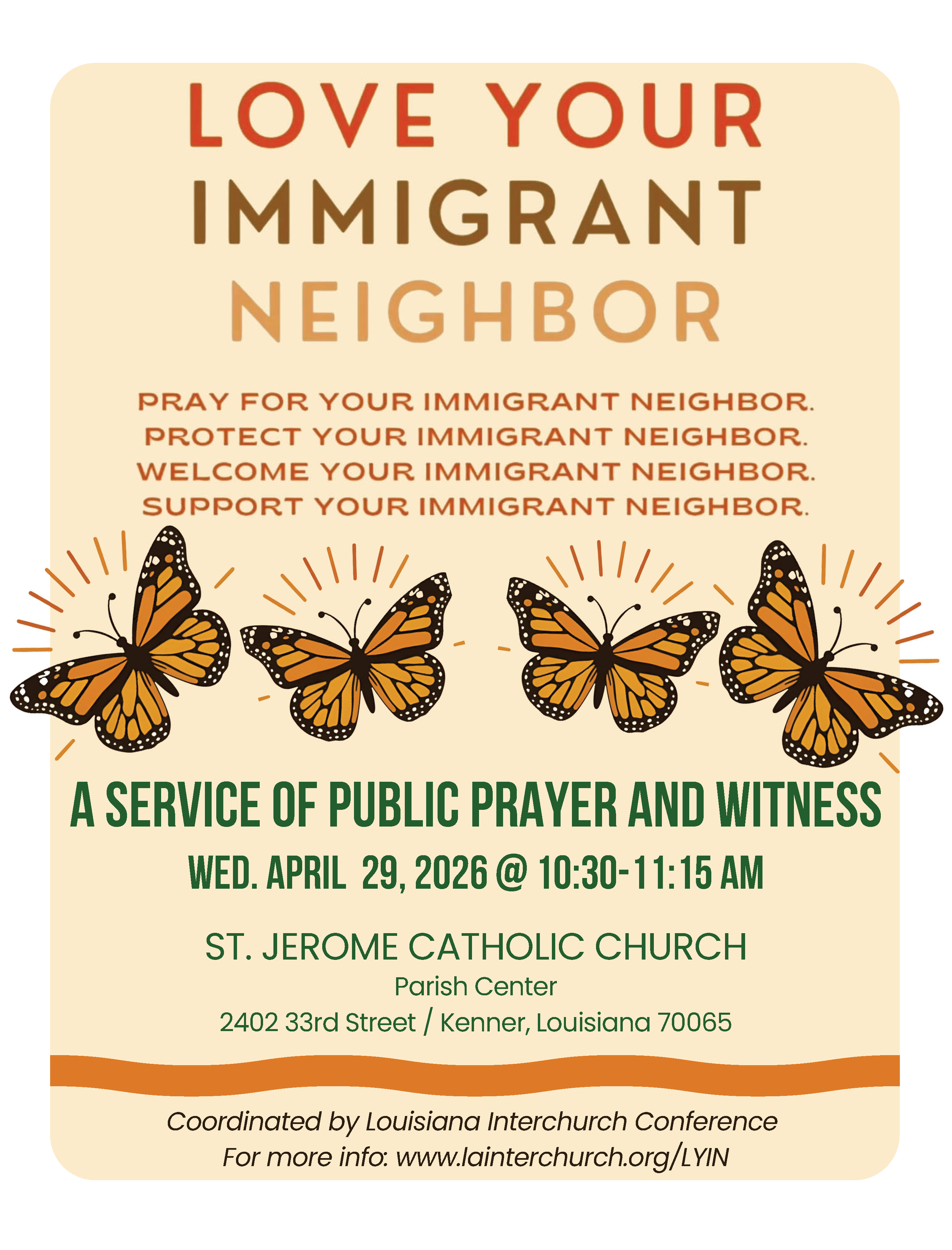 Prayer Service and Press Conference