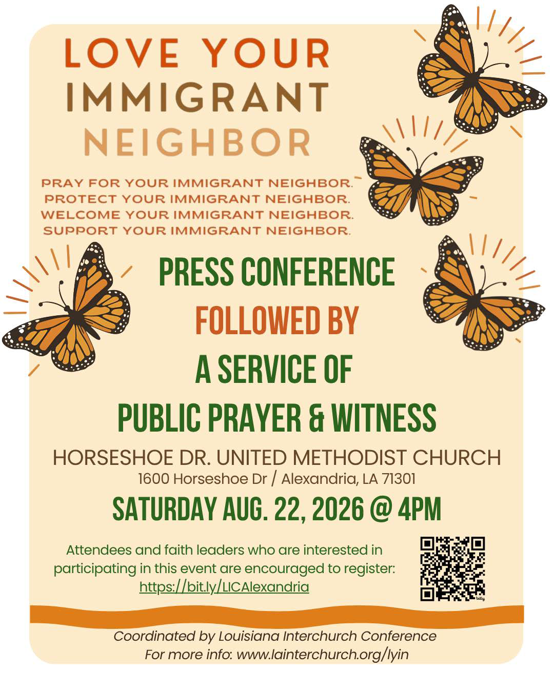 Alexandria Press Conference &amp; Prayer Service