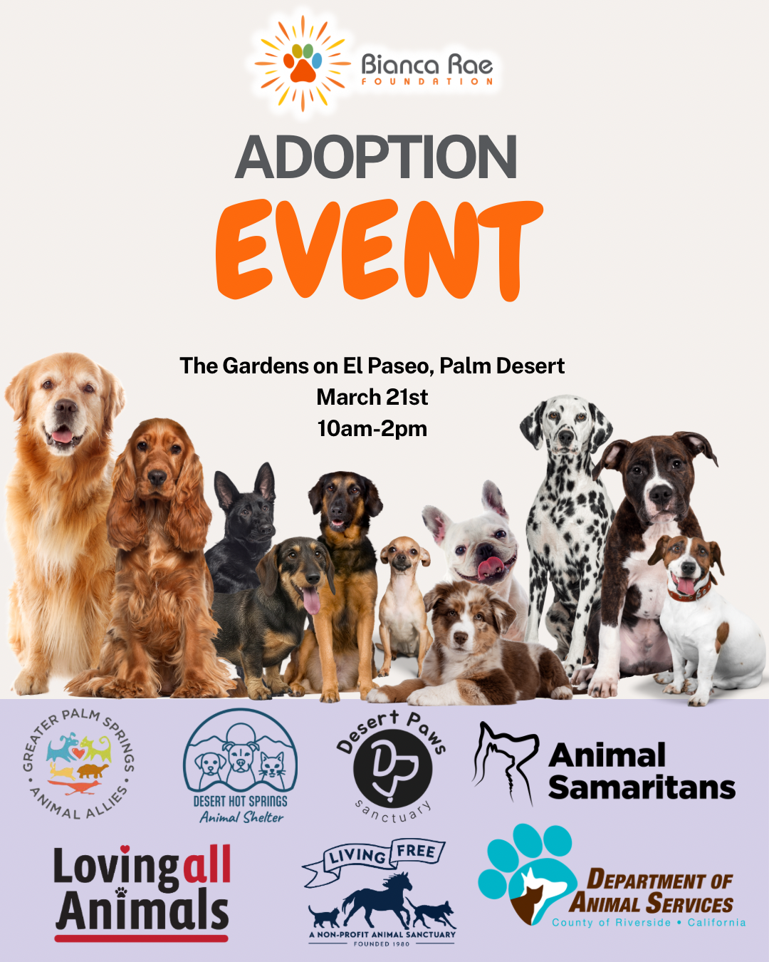 Gardens to the Rescue Adoption Event