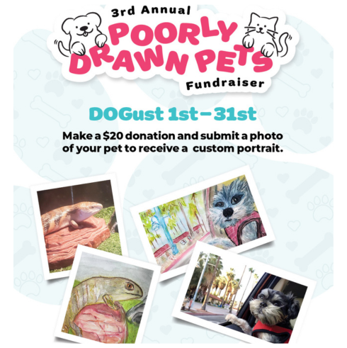 3rd Annual Poorly Drawn Pets Fundraiser