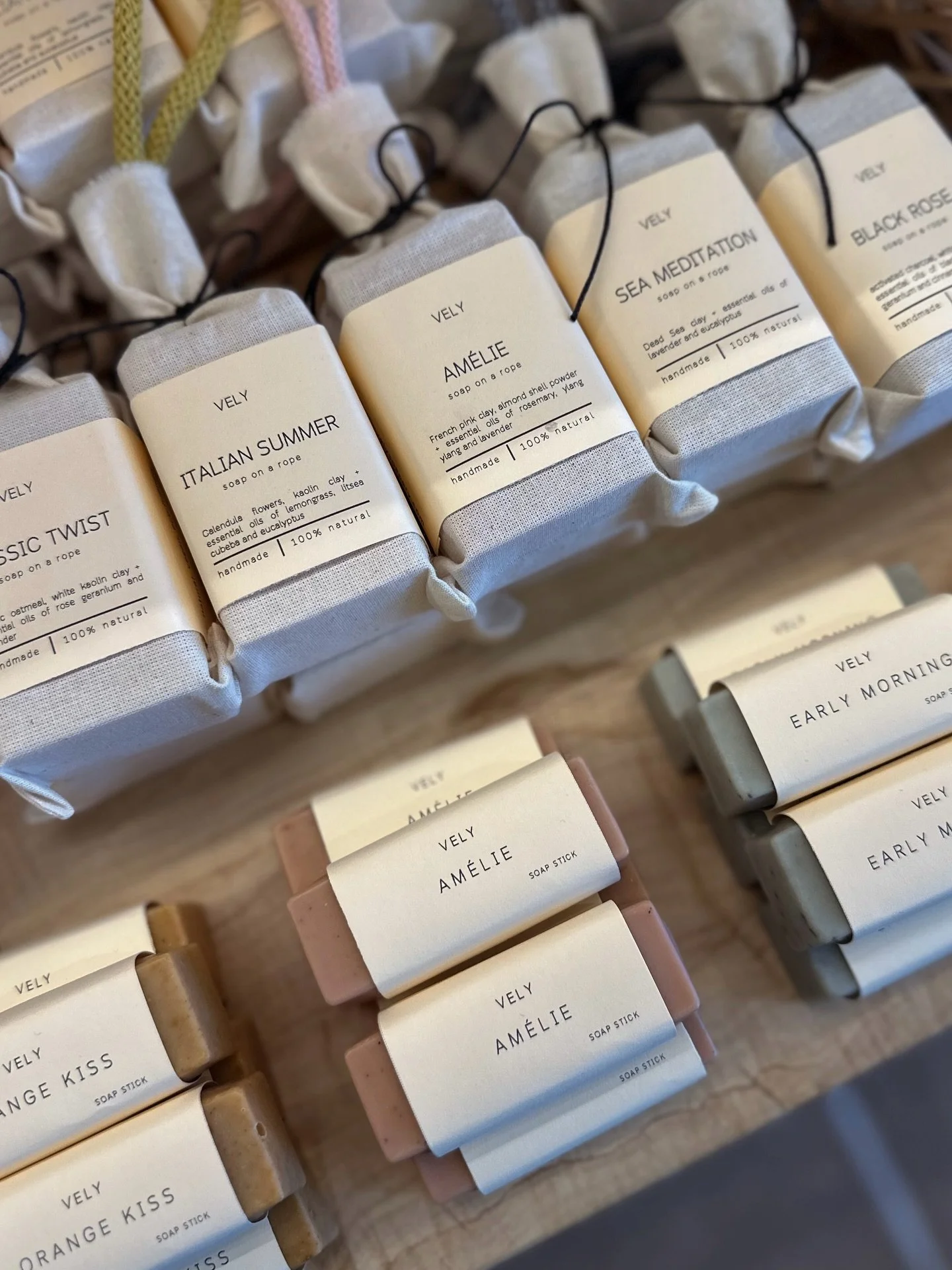Now stocking @thevelysoapery soap sticks &amp; soap on a rope ✨ 

Natural - Vegan - Eco-friendly 🐚 

#soap #selfcare #giftshop #westbay #dorset