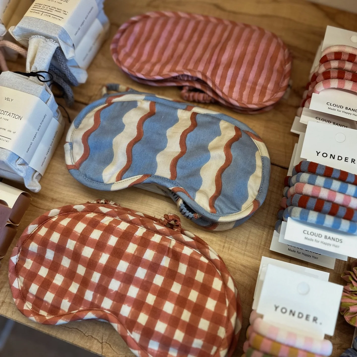 Dreamy sleep masks and soft cloud bands have just arrived ☁️🫧 

Open until 5pm today 🐚✨

#westbay #newarrivals #gifts #selfcare #lovedorset