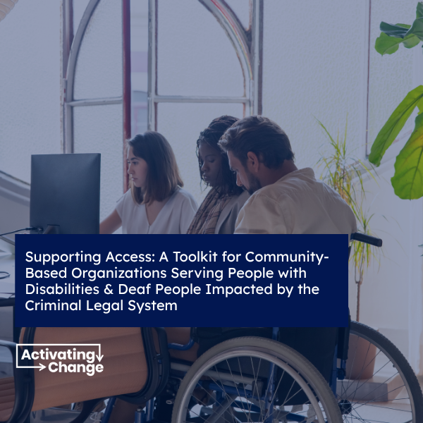 Supporting Access Toolkit — report cover