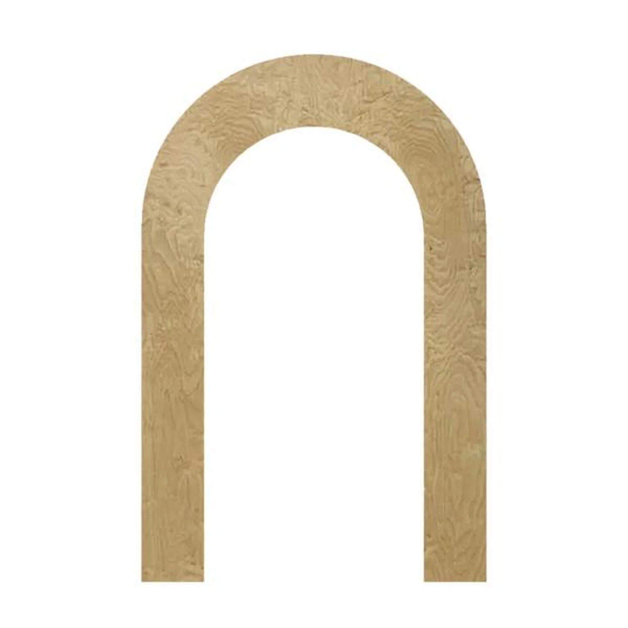 48x40 rainbow arch made from wood and painted to match your party theme