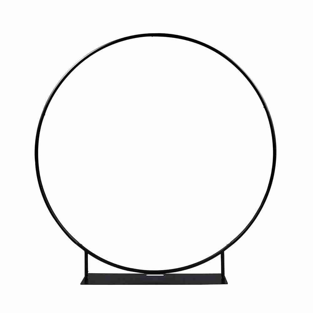 Black backdrop hoop perfect for balloons and floral decor
