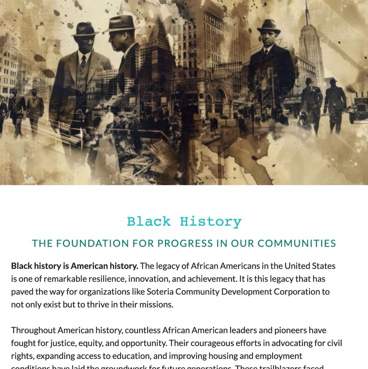 &ldquo;By recognizing the profound impact of African American accomplishments, we affirm that the progress we see today is rooted in the courage, creativity, and leadership of those who cleared the way&hellip;&rdquo;. - Jerry Blassingame

Read the fu