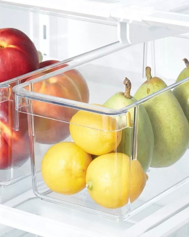 Small Fridge &amp; Pantry Bin Clear - Brightroom&trade;

🍎🍋🍐

Available at @target for $7.00 🎯

✅ Small fridge and pantry storage bin

✅ Clear construction

✅ BPA-free material

✅ 4inW x 10in D x 4in H

Check out the link in our bio to get starte