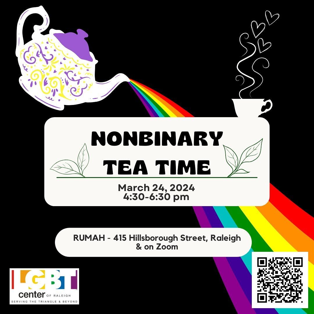 Come join us for tea, community, and conversation!!