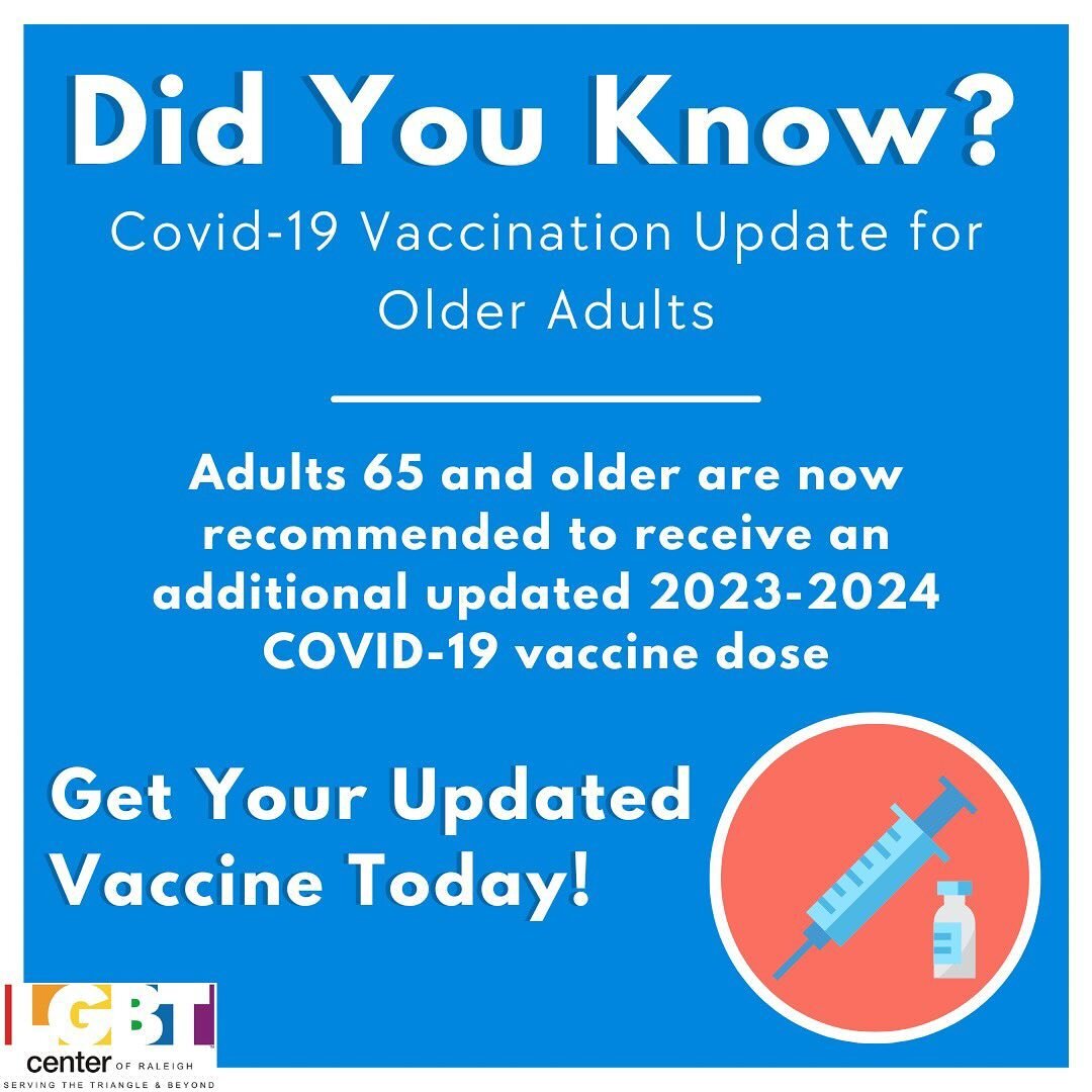 Adults 65 and up are now recommended to get a second COVID-19 vaccine dose, per CDC recommendation. Let your loved ones and friends know! 

Click the link in our bio or scan the QR code on the second slide to make an appointment today! 🌈

#COVID19 #