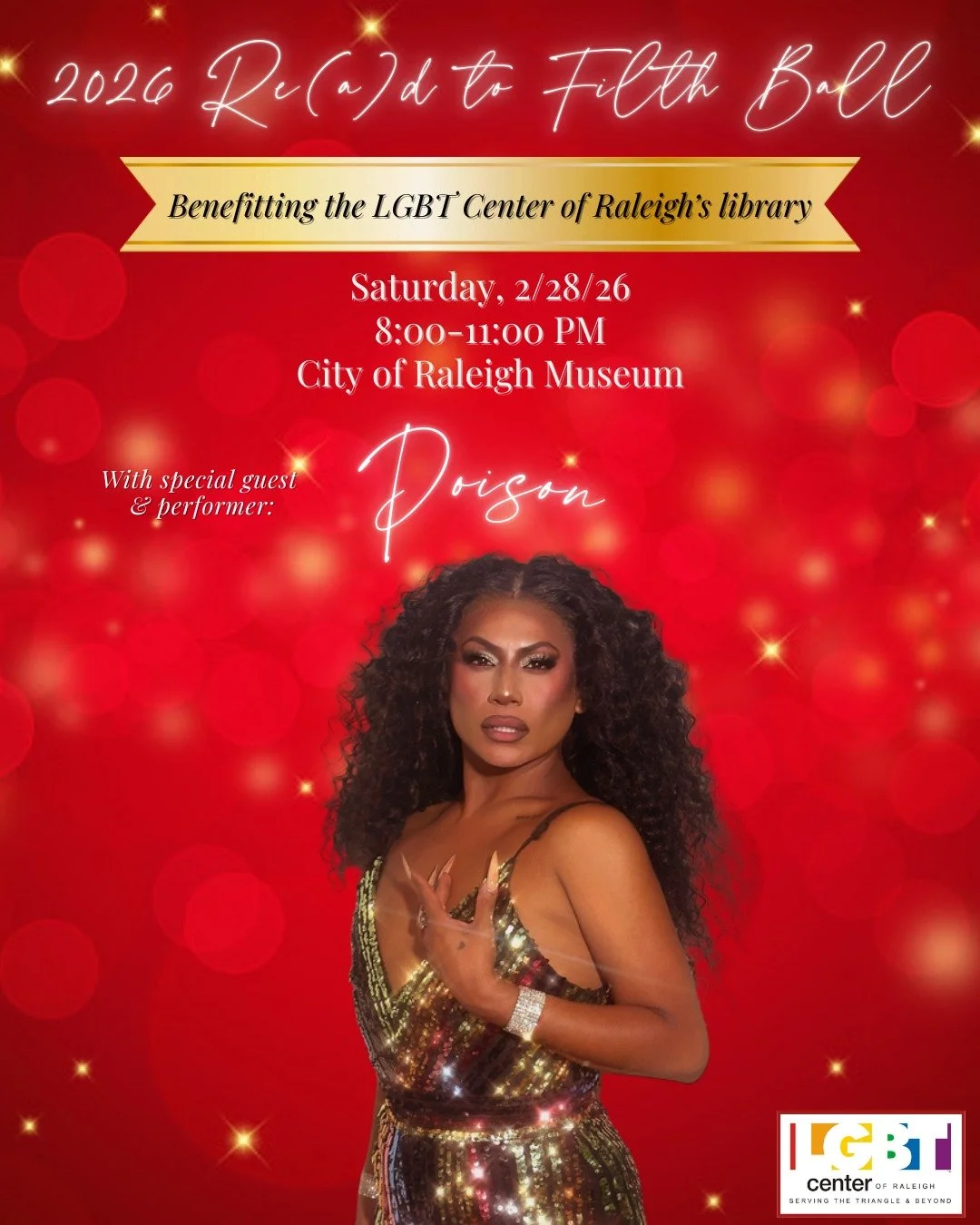 Re(a)d to Filth 2026 is coming up and we have a star studded lineup of your local favs! First up: Poison!✨ She is guaranteed to put on an unforgettable show that you won't want to miss!

Still need to secure your ticket? Check the link in our bio to 