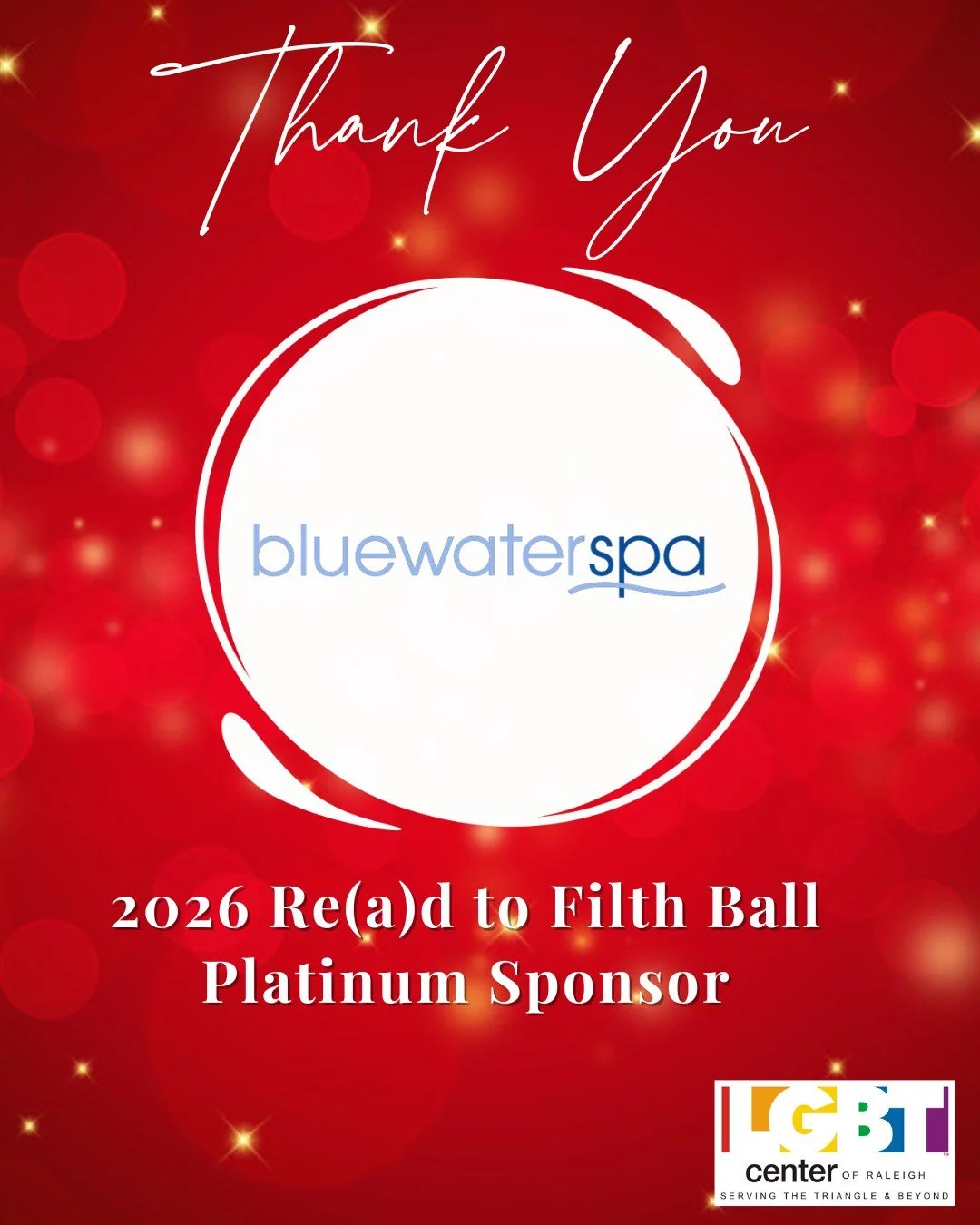 Blue Water Spa is a community partner and proud supporter of the LGBT Center of Raleigh. Known for their award winning medical spa services and commitment to helping clients feel confident in their own skin, their team shows up for our community with