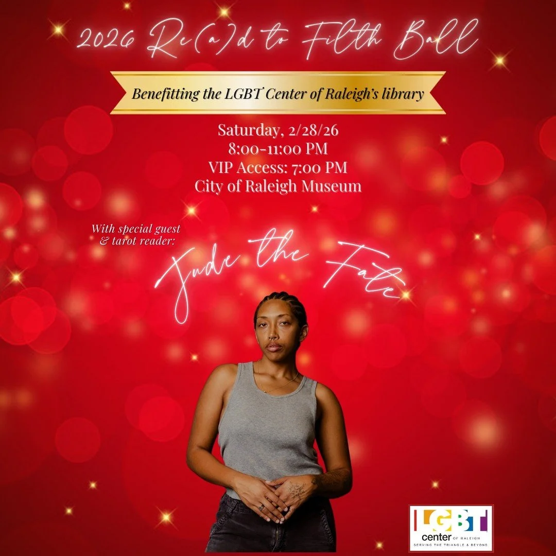 R(e)ad to Filth 2026 is TOMORROW and we are so excited to have Jude the Fate with us serving insight all night. 

Jude brings a full spectrum tarot experience to the R(e)ad to Filth Ball that you won't want to miss! Tickets are still available using 