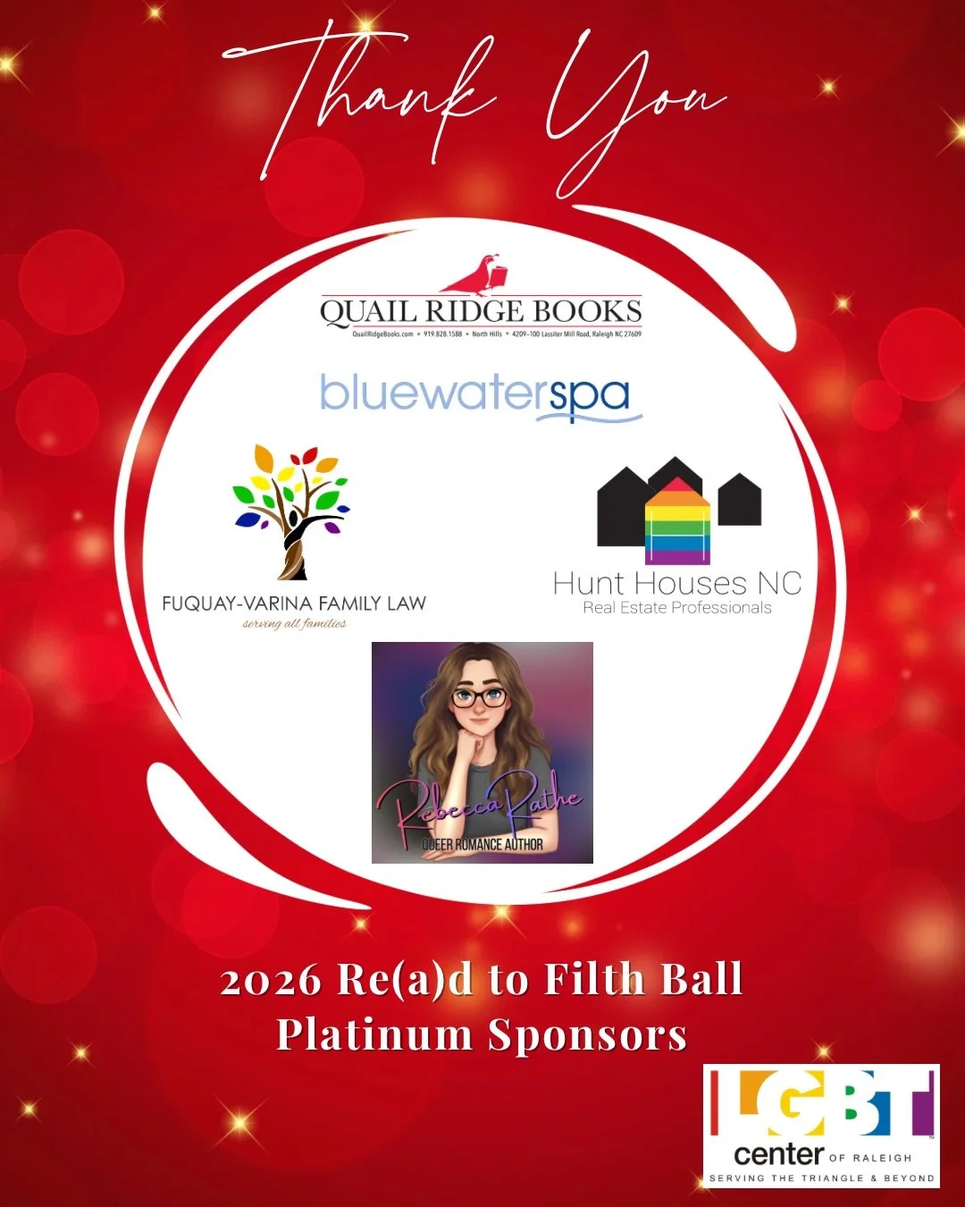 We are eternally grateful for everyone who helped make the 2026 Re(a)d to Filth Ball a success! We want to thank each and every attendee, volunteer, intern, author, and contributor! We could not have done it without you ❤️.

To our amazing Platinum S