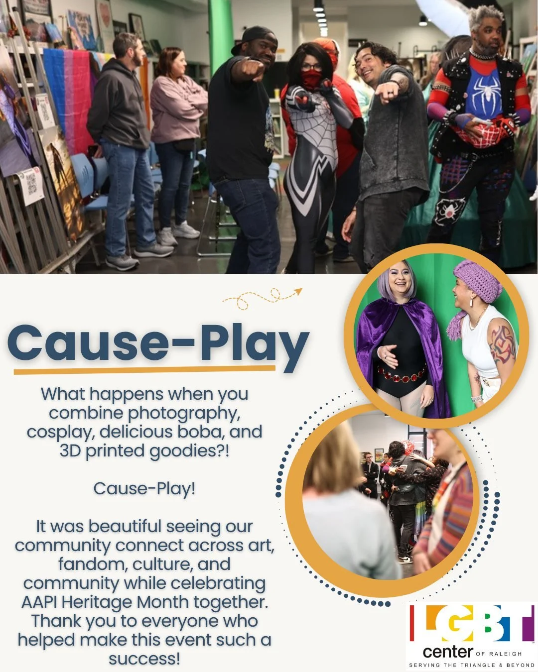 Cause-Play was a night was full of creativity and celebration. Thank you to everyone who came out and made our AAPI Heritage Month event so special!