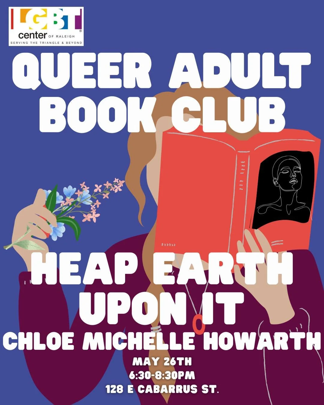 It's almost time to discuss our May Queer Adult Book Club pick! Come join the conversation at our next meetup taking place on May 26th from 6:30 - 8:30 PM at The Center ! 

Our June Queer Adult Book Club pick will be announced soon! ✨ 📚