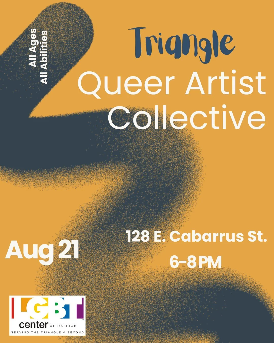 Join the Triangle Queer Artist Collective this upcoming Friday, August 21st from 6-8 PM at the LGBT Center of Raleigh for our monthly free create! 🎨

This free event is open to all ages and skill levels. Some supplies will be provided, and you're al