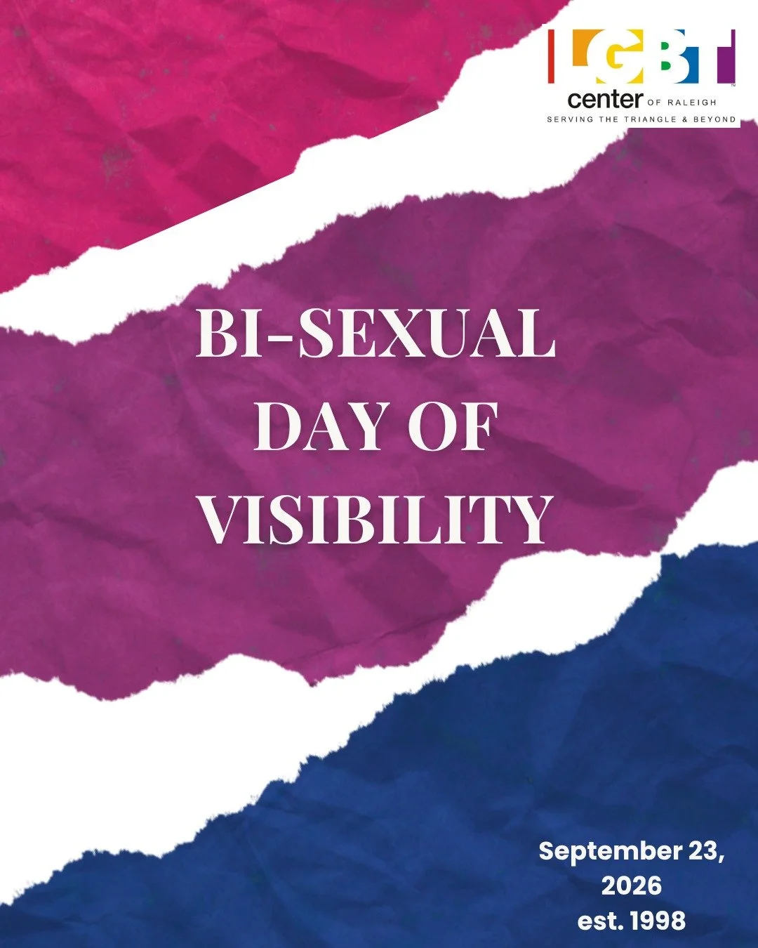 Happy Bi-Sexual Day of Visibility! 💗💜💙

Today, we&rsquo;re showing some extra love to the bi community and sharing a little more about what bisexuality can look like and why visibility matters.

Be sure to celebrate the bi people who make our comm