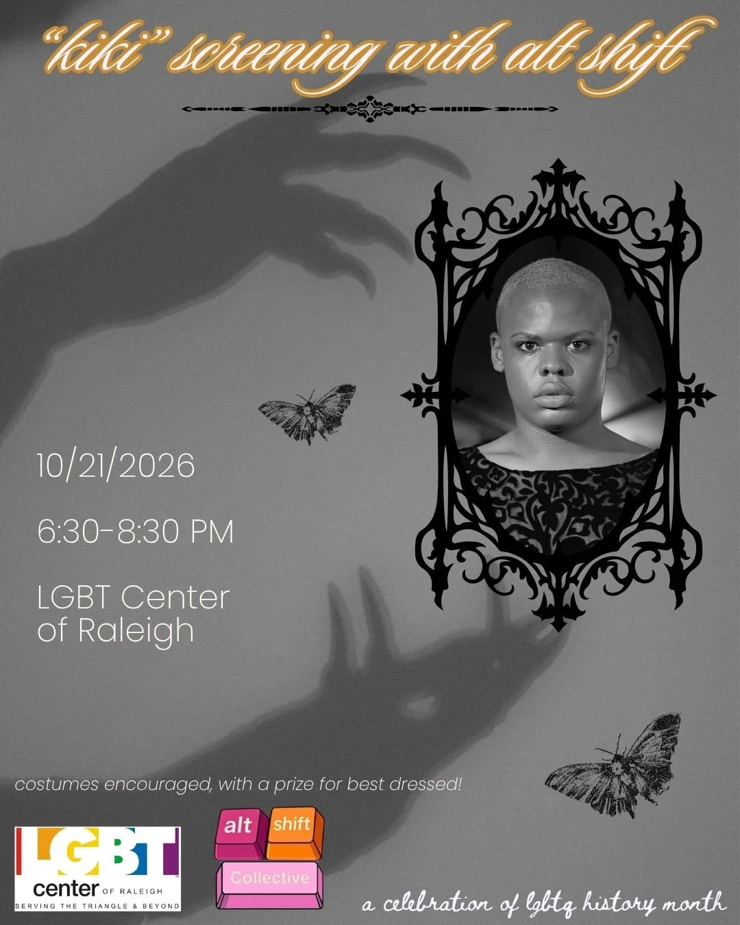 If you like Paris Is Burning you're gonna love Kiki 🪩

On 10/21, we&rsquo;re screening Kiki, a documentary following LGBTQ+ youth of color in New York City&rsquo;s ballroom scene.

Our friends at Alt/Shift Collective will be there too! Costumes are 