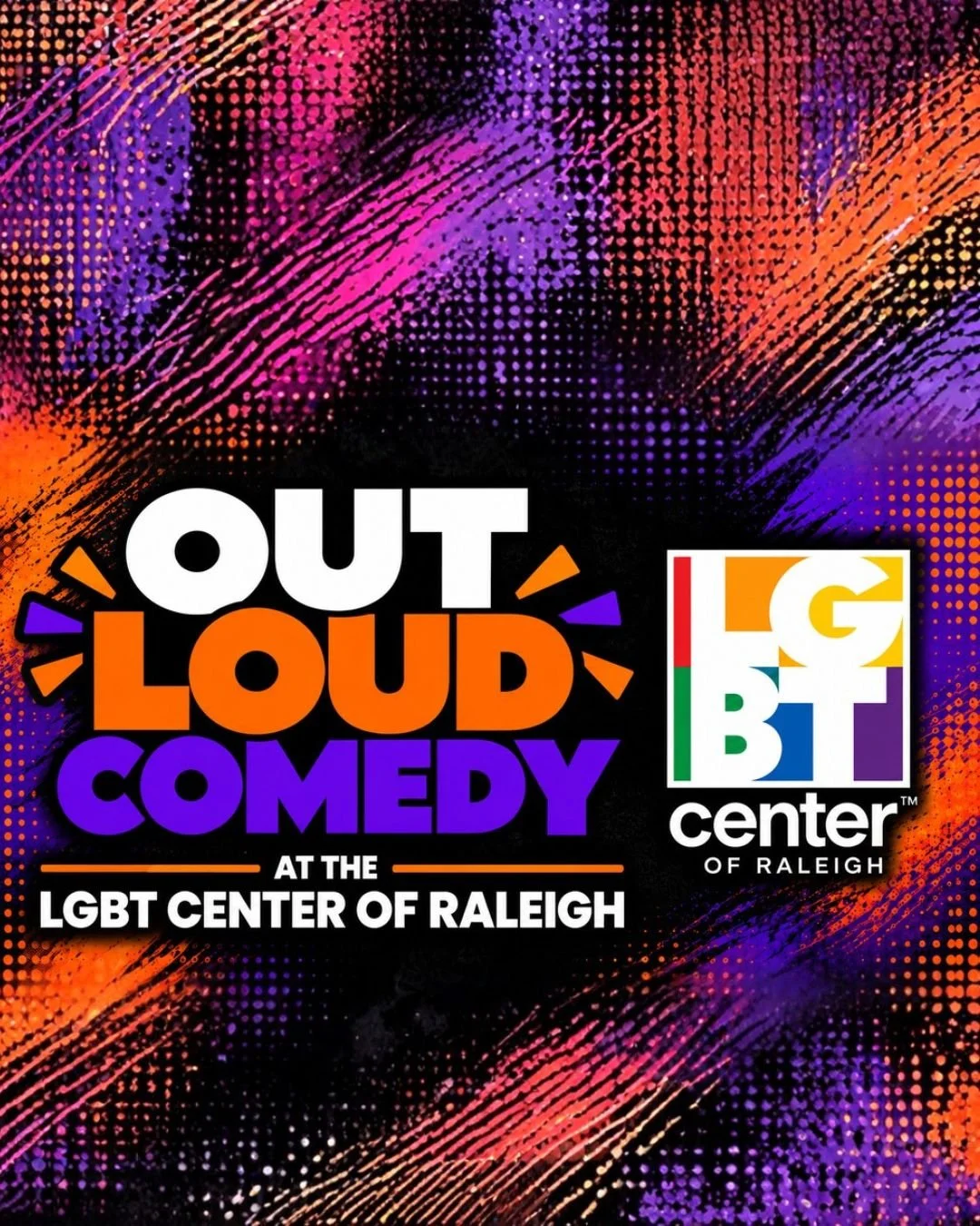 Let's be real.. life is hard and we could all use a good laugh.

Our friends at Out Loud Comedy are coming through to make sure we do just that! Come by this Saturday evening for a laugh-till-your-insides-hurt time! Grab your tickets linked in our bi