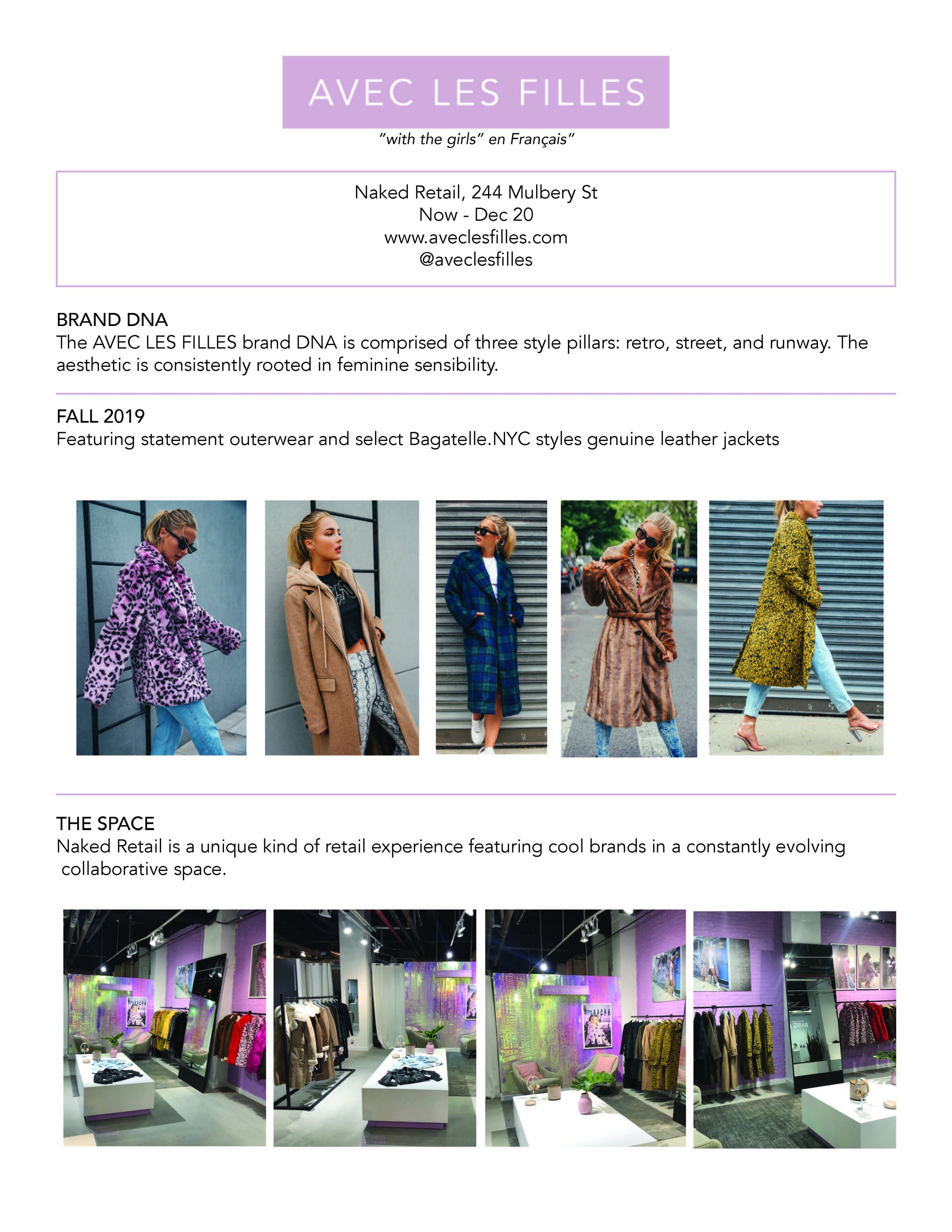 Avec Les Filles SoHo Pop-Up