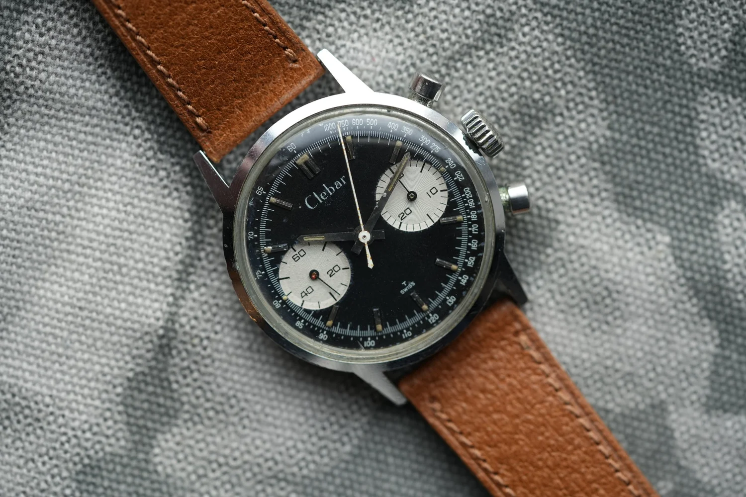 Clebar 'Poor Man's Heuer' Chronograph — Good Evening Vintage
