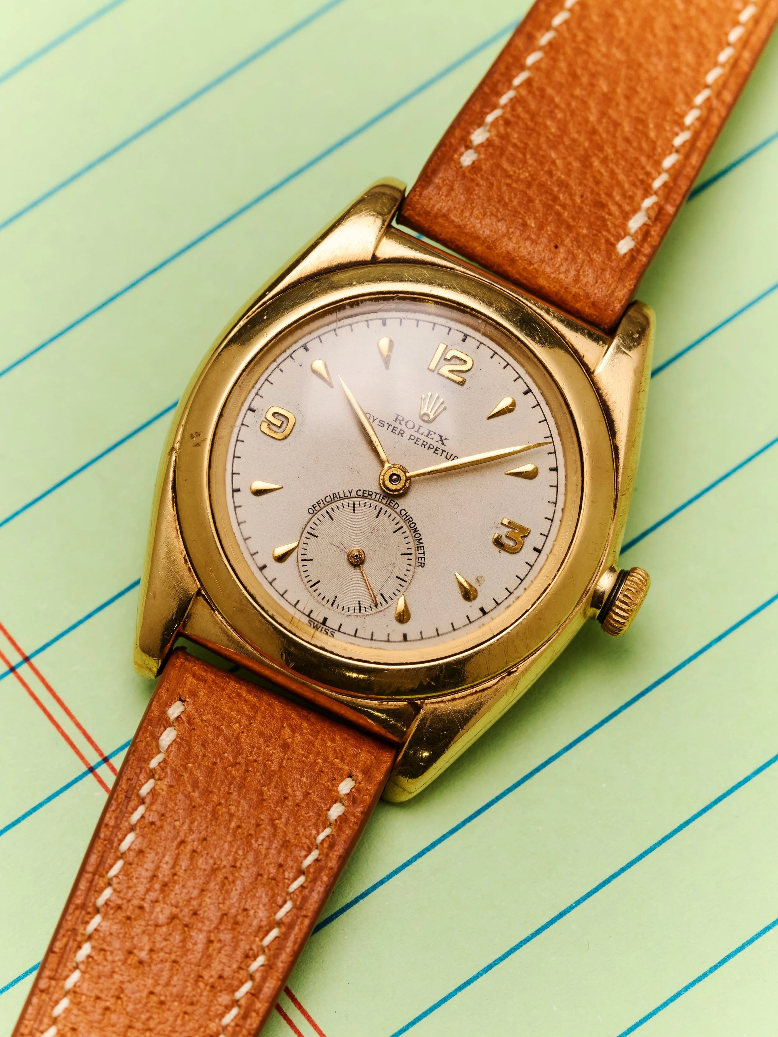 Rolex Bubbleback ref. 3130 - 18k YG