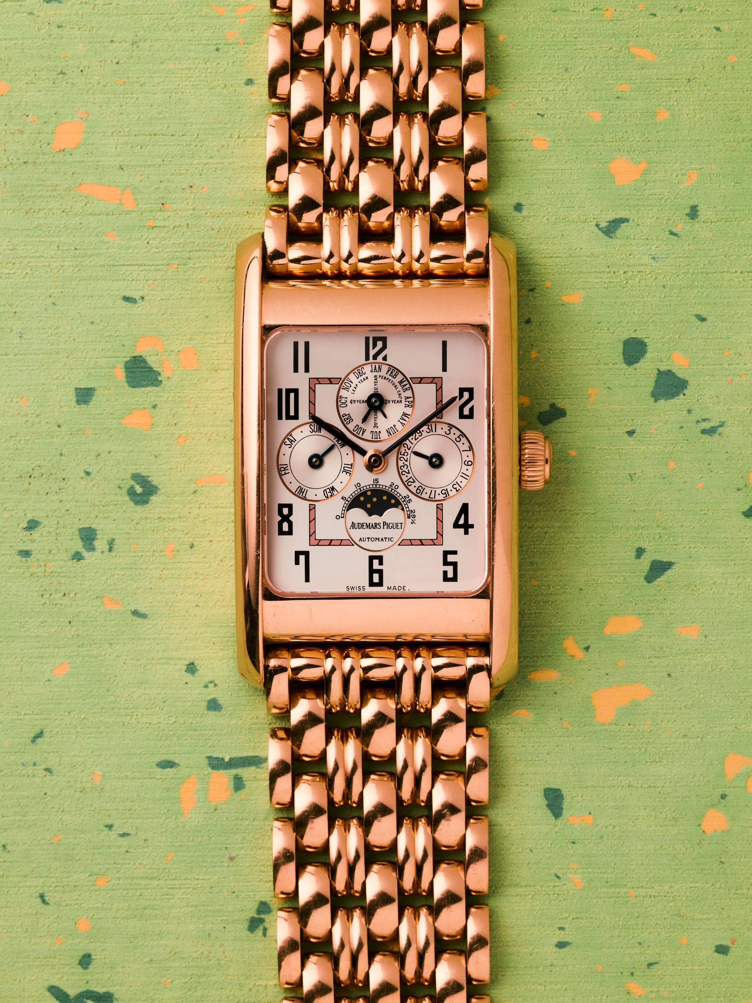 Audemars Piguet ref 25836OR QP Quantieme Perpetual 18k Rose Gold