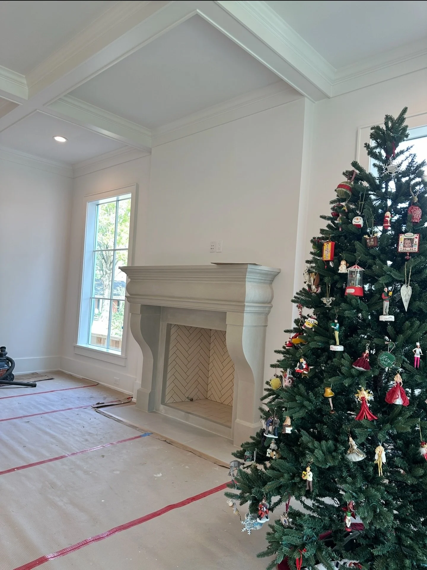 When you are remodeling but it&rsquo;s also December 🎄 #priorities