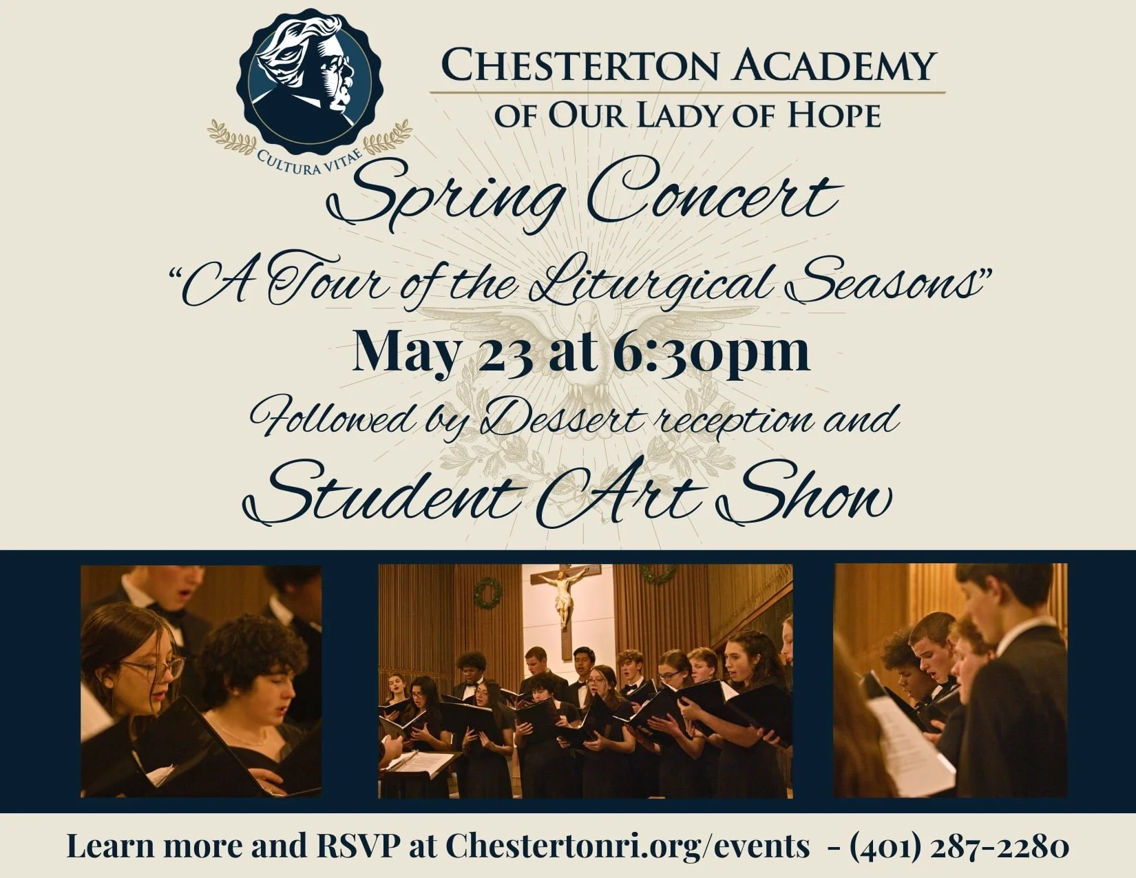 Spring Concert & Art Show — Chesterton Academy of Our Lady of Hope
