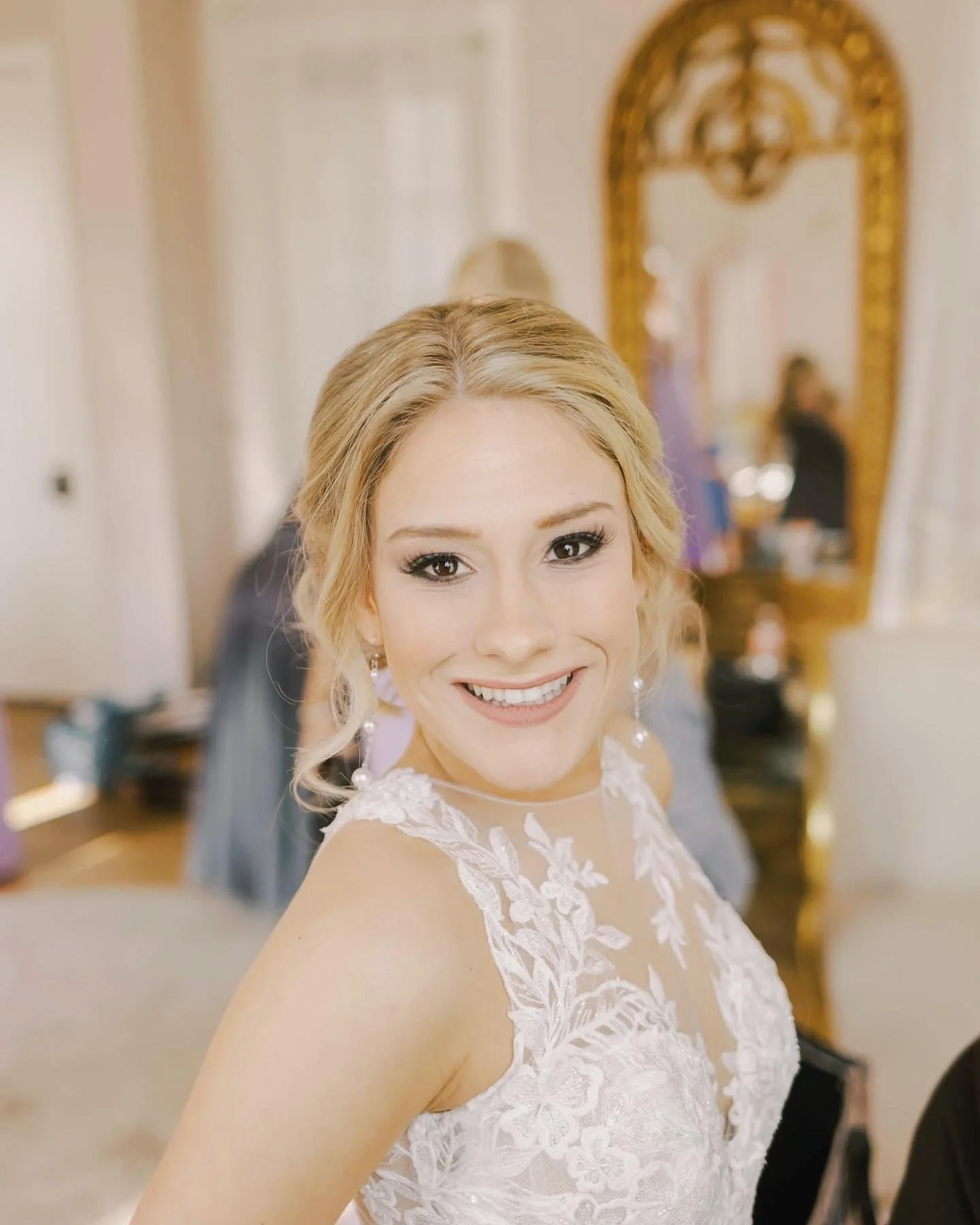 Bride makeup and hair