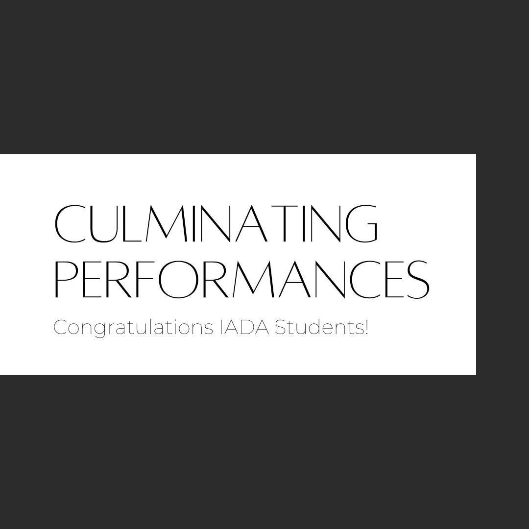 Congratulations IADA students on your culminating performances! 🎉⁠
⁠
You can expect an email this week which will contain the Returning Student Application Form! ⁠
⁠
Have an incredible summer, we can&rsquo;t wait to see you at the screening, at summ