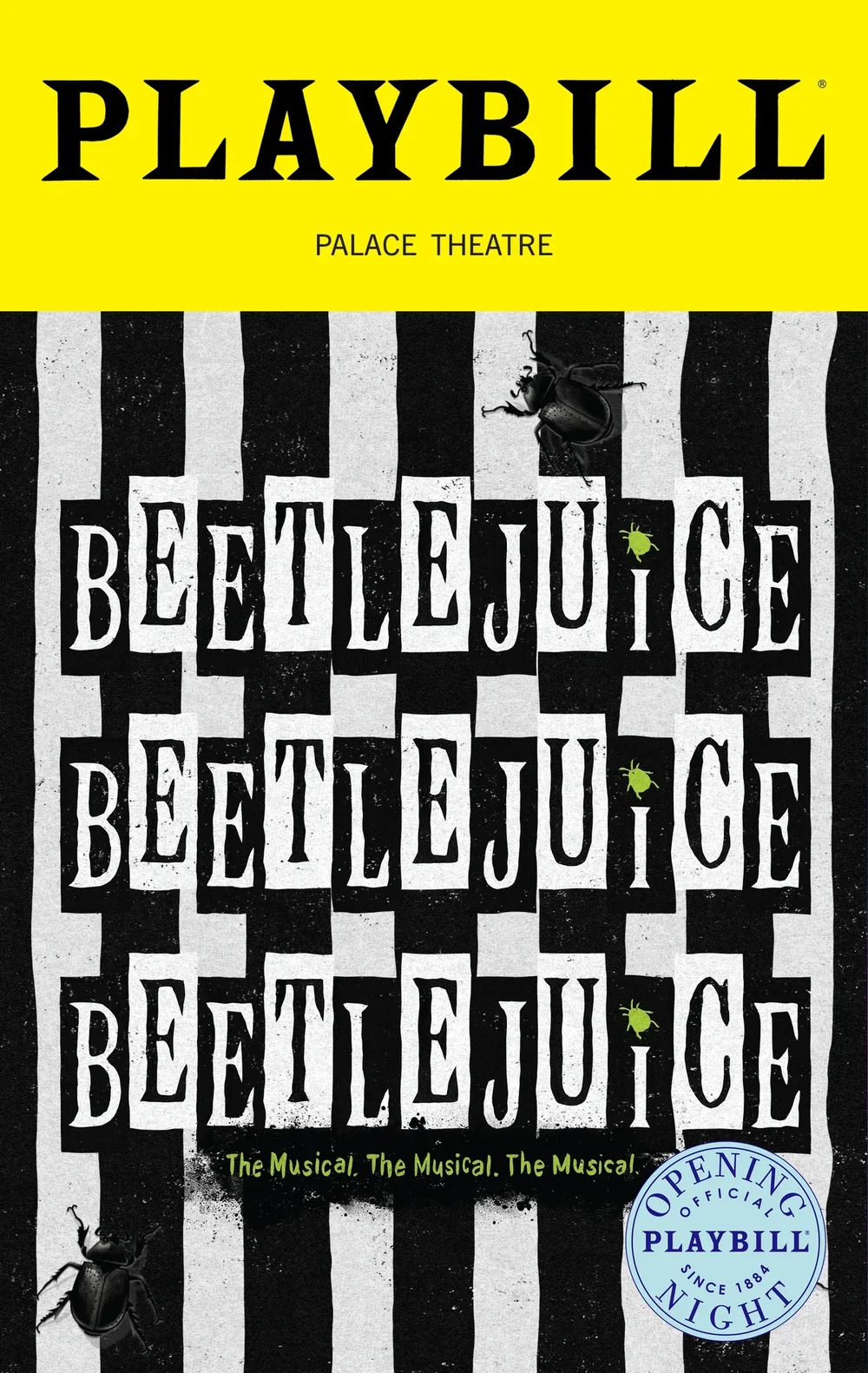 Beetlejuice Playbill