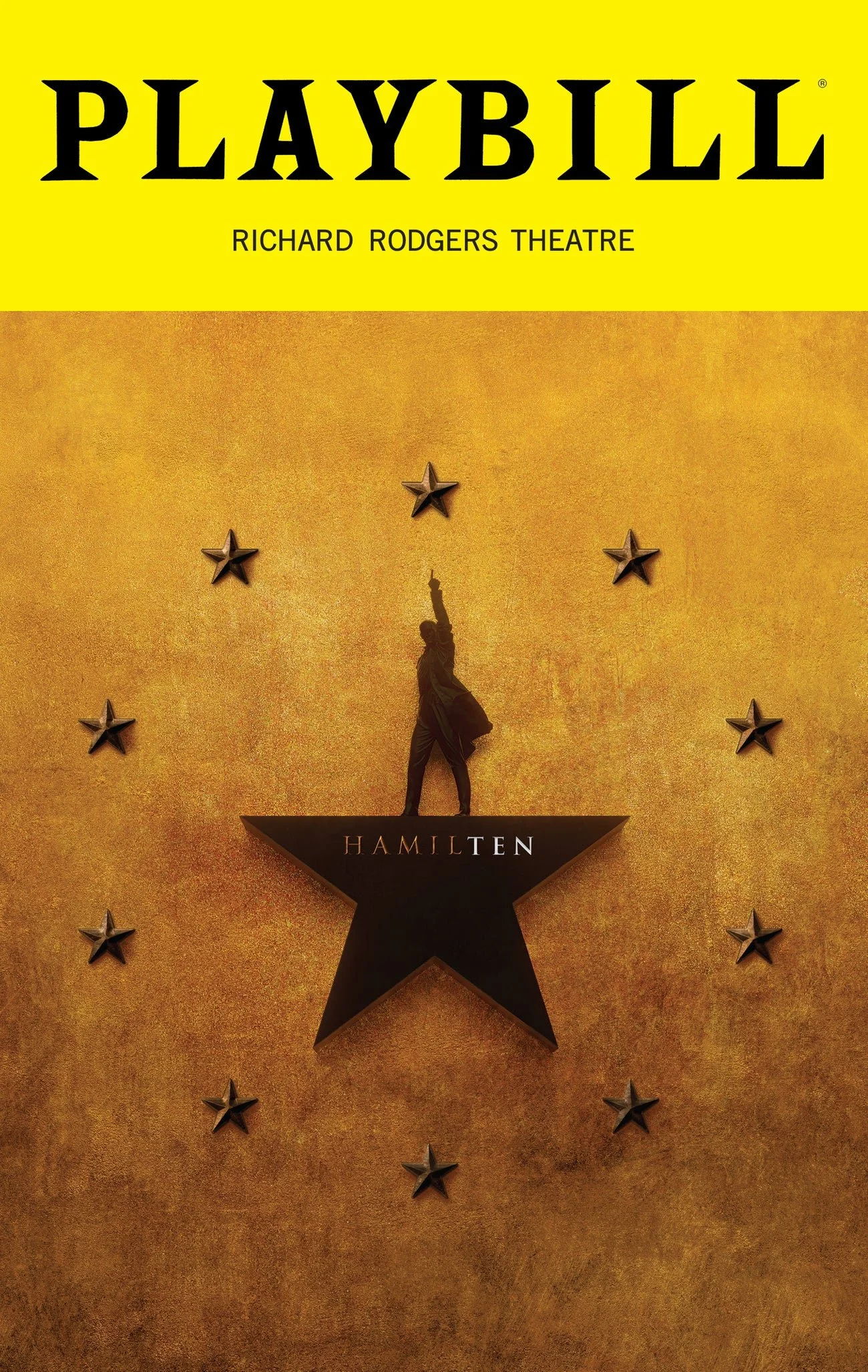 Hamilton Anniversary Playbill